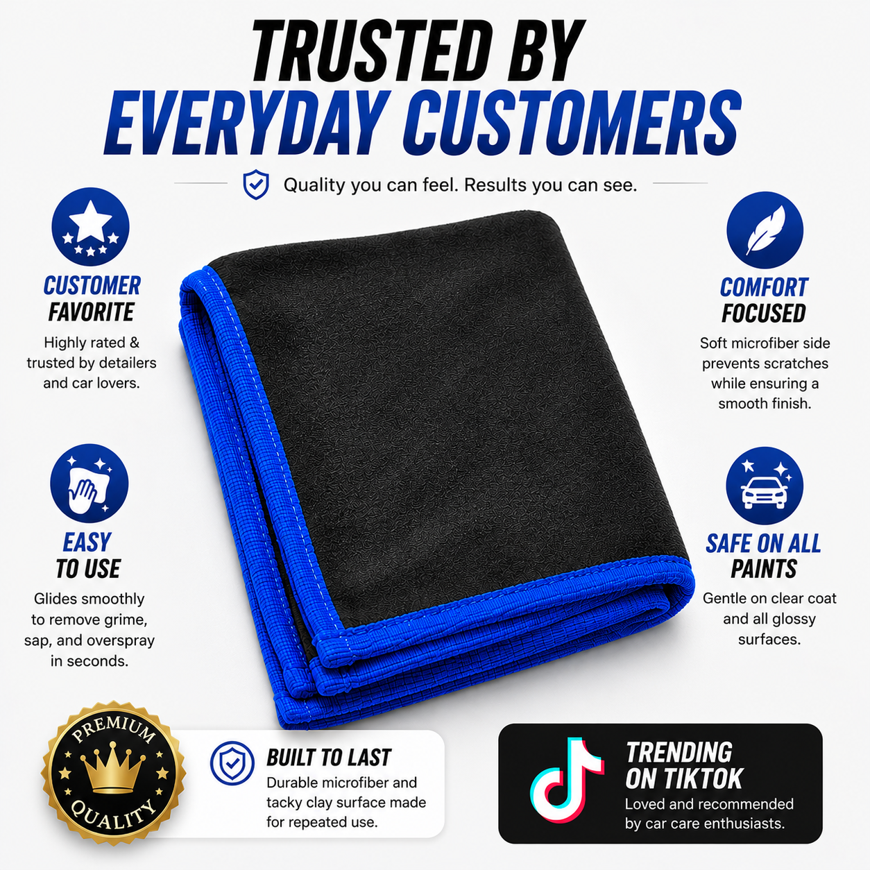 Ultra Smooth Clay Bar Towel